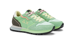 SNEAKER ALLY COLOR EXPLOSION IN MESH E SUEDE VERDE MENTA